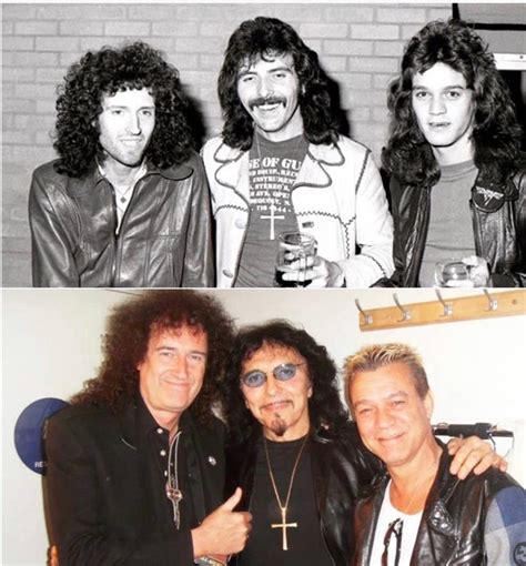 Brian Tony Iommi And Eddie Van Halen In The 70s And The 10s Rqueen