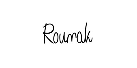 75+ Rounak Name Signature Style Ideas | Perfect E-Sign