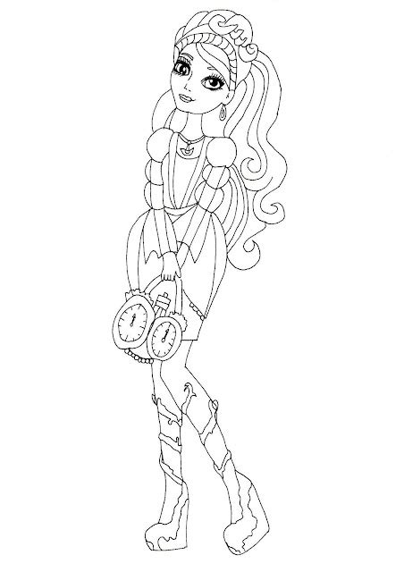 Free Printable Ever After High Coloring Pages Ashlynn Ella Ever After