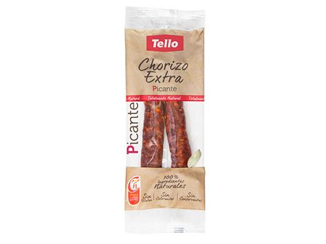 Chorizo Sarta Extra Picante GRUPO TELLO ALIMENTACIÓN