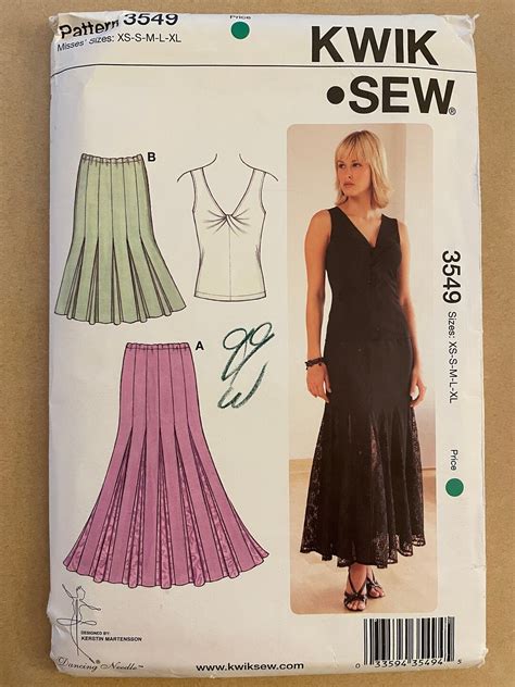 Kwik Sew Pattern Uncut S Sleeveless V Neck Top With Knot Twist