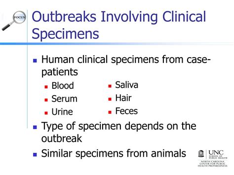 Ppt Collecting Specimens In Outbreak Investigations Powerpoint