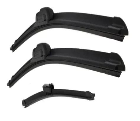 3 Palhetas Limpador Para Brisa Aerofit Silicone Para Peugeot