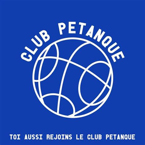 logo Club Pétanque | Club petanque, Logo club, Pétanque