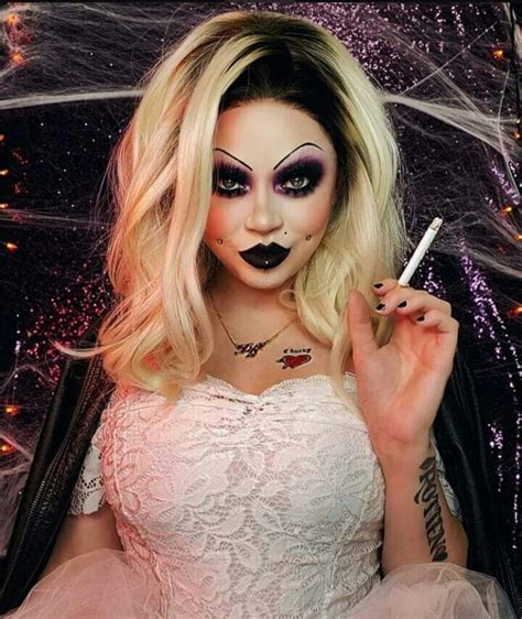 Pin By Lilo Rey On Maquillaje Halloween And Cosplay Bride Of Chucky Makeup Halloween Makeup