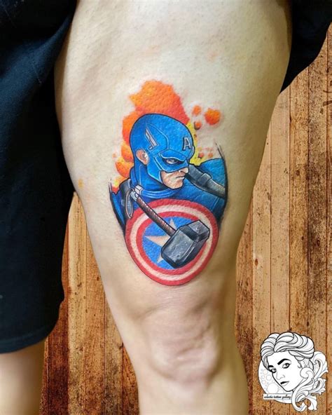 101 Best Captain America Tattoo Ideas You Need To See!