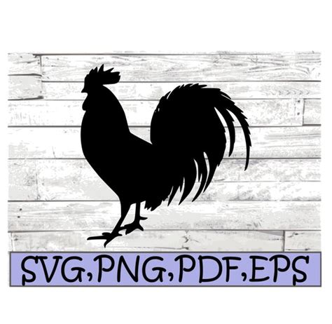 Gallo Svg Png Pdf Cricut Svg Pollo Svg Granjero Svg Granja Etsy