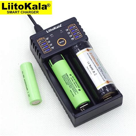 Liitokala cargador de batería Lii 202 100B carga 18650 1 2 V 3 7 V