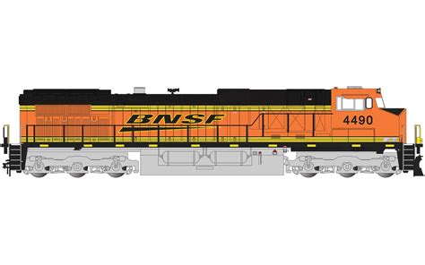 GE Dash 9-44CW - BNSF Railway 4490 - Bachmann Trains 90902 | kingshobby.com