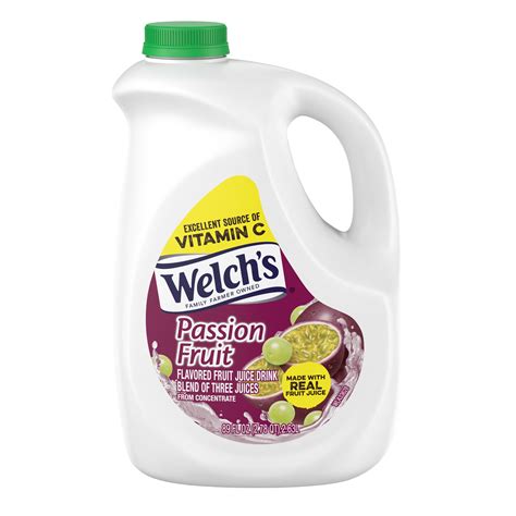 Welch S Passion Fruit Fruit Juice Drink Fl Oz Carton Walmart