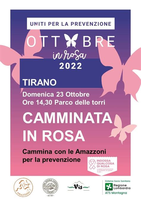 Tirano Camminata In Rosa Con Le Amazzoni INTORNO TIRANO