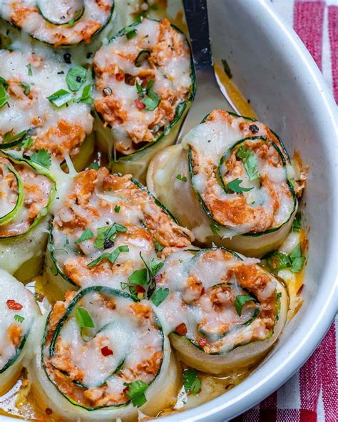 Zucchini Enchilada Roll Ups Recipe Healthy Fitness Meals