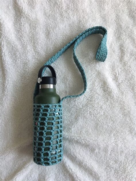 Water Bottle Holder Free Crochet Pattern Serious Crochet