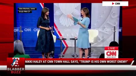 Nikki Haley At Cnn Town Hall Says Trump One News Page Video