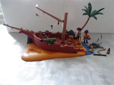 PLAYMOBIL ÉPAVE BATEAU pirates n 4136 complet EUR 25 00 PicClick FR