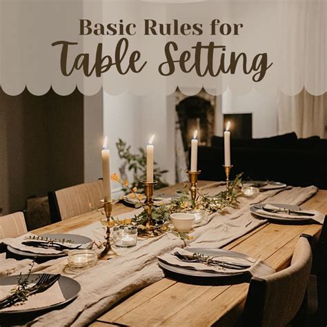 How to Set a Dining Table - Dengarden