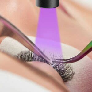 Uv Lash Extensions Set With Lamp Beamlight S Uv Lash Glue