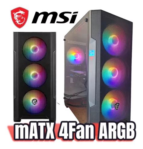 Case Gamer Msi Mag Force M A Fan Rgb Atx Gaming Hd Mercadolibre