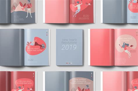 New Year's Resolutions 2019 on Behance