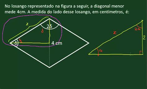 A Diagonal Maior De Um Losango Mede 18 Cm