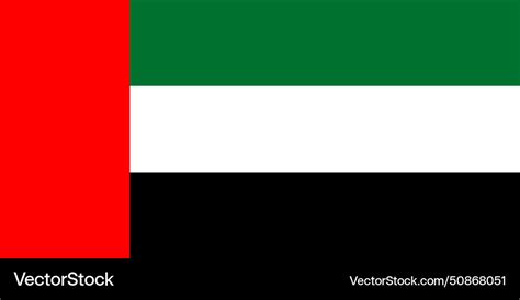 national flag  united arab emirates royalty  vector