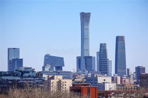 Skyscrapers on the East Third Ring Road of Beijing, China Editorial Photography - Image of ...