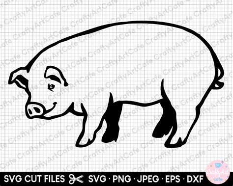 Pig Svg Pig Png Pig Clipart Pig Vector Pig Dxf Pig Eps Pig Pig Jpeg