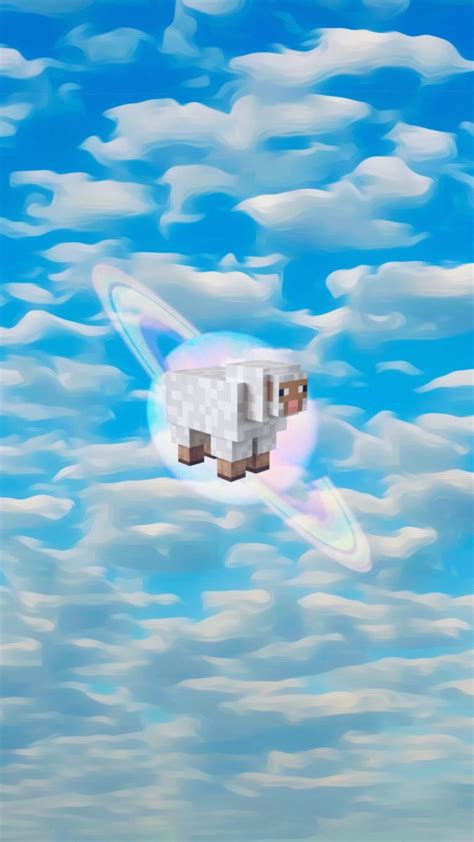 Minecraft sheep wallpaper sky | Minecraft sheep, Minecraft wallpaper, Minecraft art