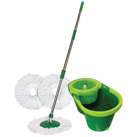 Sabco 2 Action Clean Spin Mop And Bucket