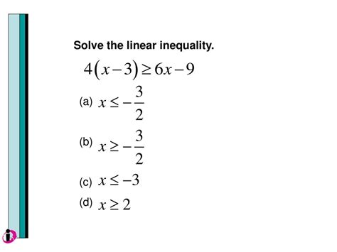 Section P9 Linear Inequalities And Absolute Value Inequalities Ppt Download