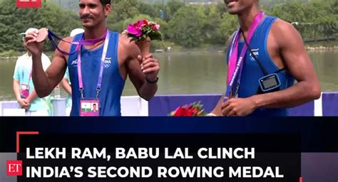 Lekh Ram Asian Games Lekh Ram Babu Lal Clinch Indias Second Rowing