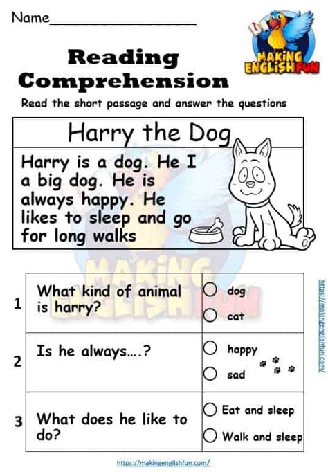 40 Reading Comprehension Kindergarten To Grade 1 Short Storiesmaking