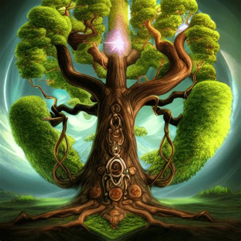 Yggdrasil Digital Graphic · Creative Fabrica