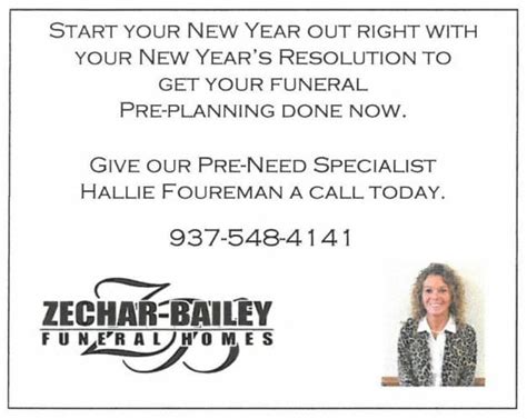 Get Your Funeral Pre Planning Done With Zechar Bailey Funeral Homes