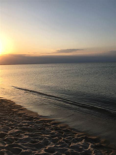 Lewes Beach during Golden hour : Delaware