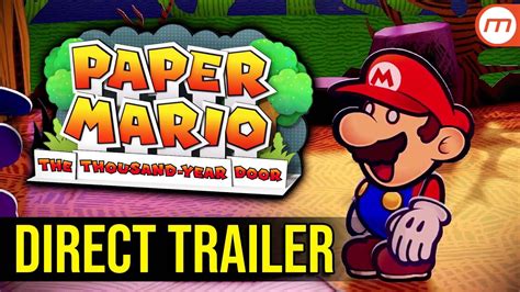 Paper Mario Il Portale Millenario Trailer Di Annuncio Per Switch