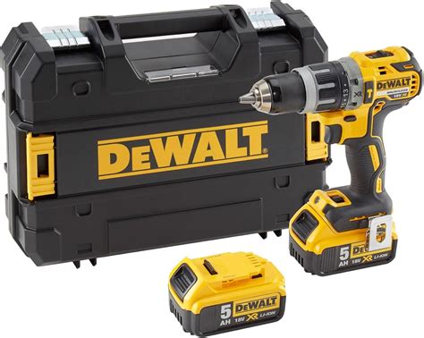 Dewalt V Mm Compact Hammer Drill X Ah Batteries Charger And