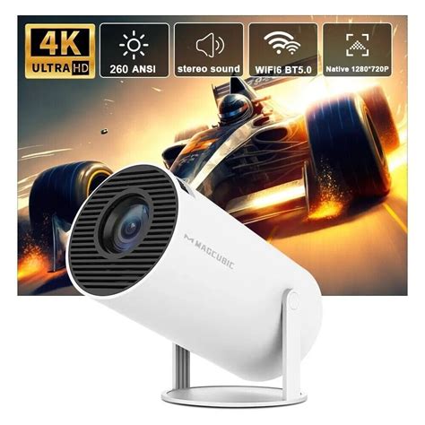 4K Mini Projector 10000 Lumen LED 1080P WiFi | Grelly USA