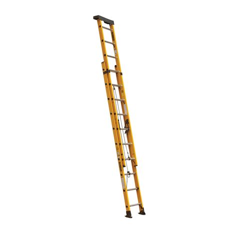 20 Fiberglass Extension Ladder 300 Lbs Load Capacity Dewalt