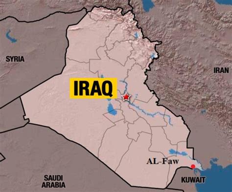 Geographical location of AL-Faw | Download Scientific Diagram