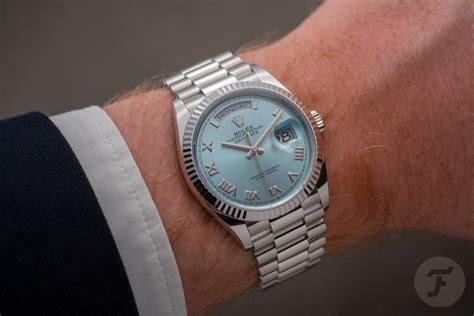 F Hands On Rolex Day Date In Platinum Ref And