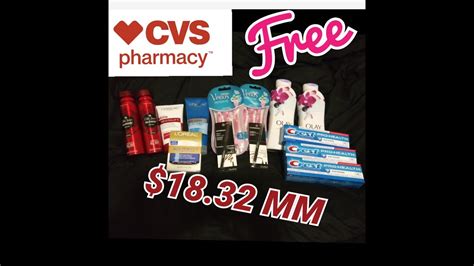 Cvs Couponing Haul Free Money Maker Youtube