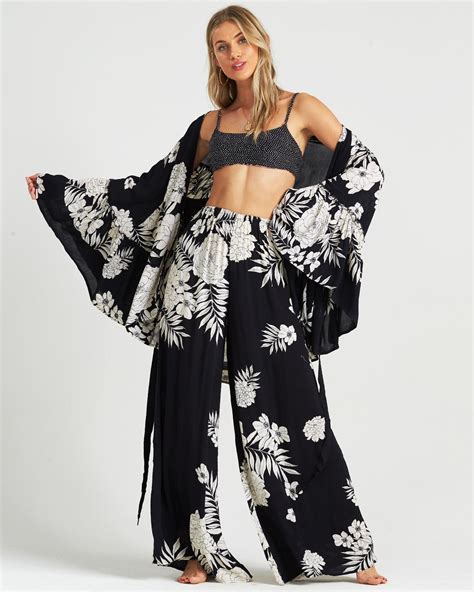 All Flored Kimono Wrap Top Billabong