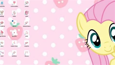 Fluttershy Kawaii Custom Laptop