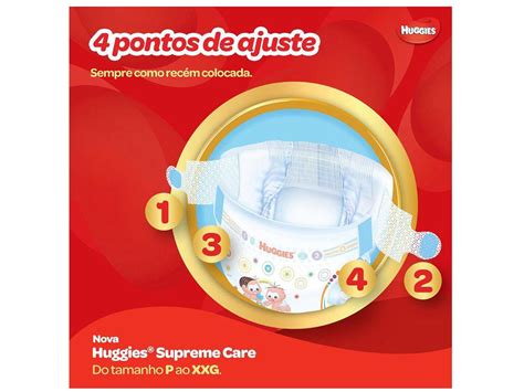 Kit Fraldas Huggies Supreme Care Tam M A Kg Pacotes