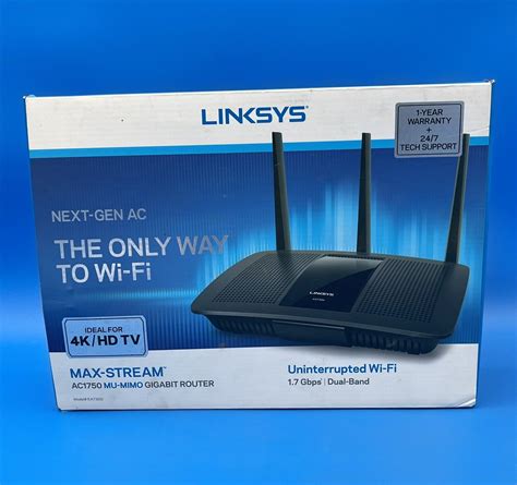 LINKSYS EA7300 MAX STREAM AC1750 MU MIMO Gigabit WiFi Router EBay