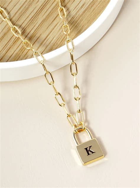 Wholesale K Gold Dipped Initial Lock P Pn Ga