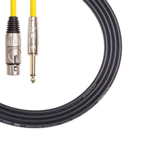 Superneon Cable De Microfono Xlr Hembra Plug Mono Ts Kwcables