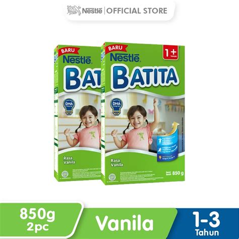 Jual Nestle BATITA 1 Rasa Vanilla 1 3 Tahun 850 Gr X2 Shopee Indonesia