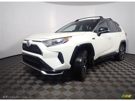 Blizzard White Pearl Toyota Rav Prime Xse Awd Plug In Hybrid